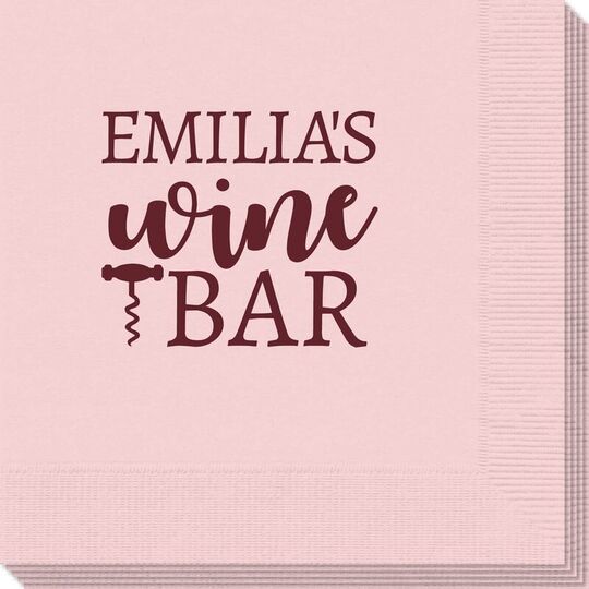 Corkscrew Wine Bar Napkins